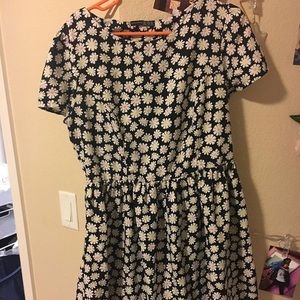 flower skater dress